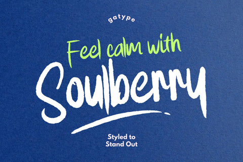 Lucky Brush Font gatype 