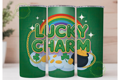 Lucky Charm 20oz Tumbler Wrap Sublimation PixelChick 
