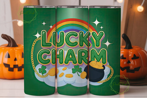 Lucky Charm 20oz Tumbler Wrap Sublimation PixelChick 