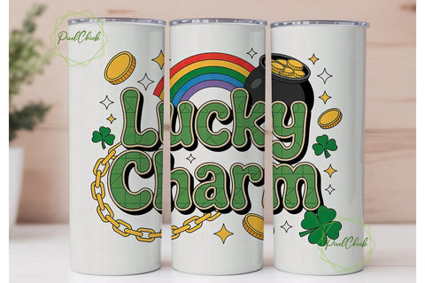 Lucky Charm 20oz Tumbler Wrap Sublimation PixelChick 