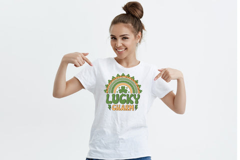 Lucky Charm | Retro St Patrick's Day Sublimation Sublimation CraftLabSVG 