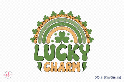 Lucky Charm | Retro St Patrick's Day Sublimation Sublimation CraftLabSVG 