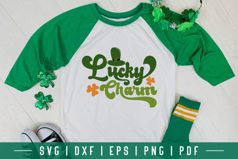 Lucky Charm - Retro St Patrick's Day SVG SVG CraftLabSVG 