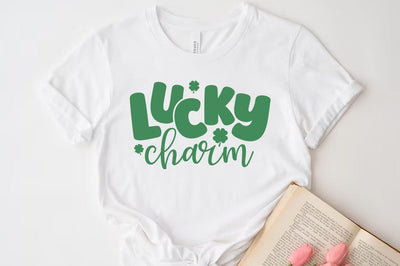 Lucky Charm St patrick's Day Quote SVG Tshirt Design, Irish svg SVG FiveStarCrafting 