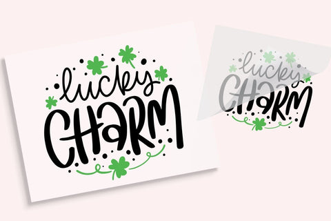 Lucky Charm St. Patrick's Day T Shirt Transfer Physical So Fontsy T-Shirt Iron-On Transfer Shop
