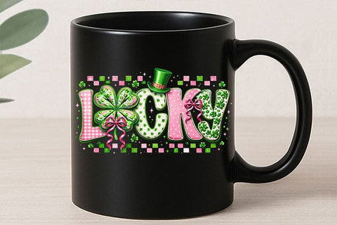 Lucky Clover LOVE PNG | St Patrick’s Day Sublimation Design SVG BillahCrafts 