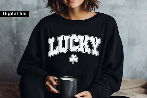 Lucky clover t shirt, Lucky t shirt, Lucky Clover, St Patrick’s Day SVG Isabella Machell 