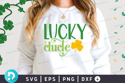 Lucky dude SVG Design SVG Regulrcrative 