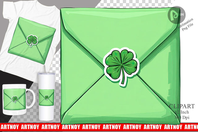 Lucky Envelope Clipart Sublimation artnoy 