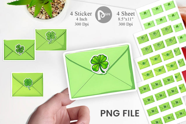 Lucky Envelope Sticker Sublimation artnoy 