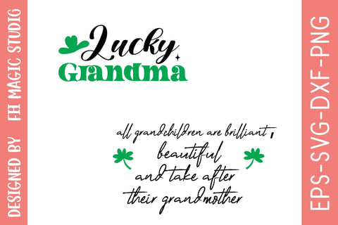 Lucky Grandma,Sleeve SVG Bundle,Sleeve svg, SVG Quotes SVG farhad farhad 