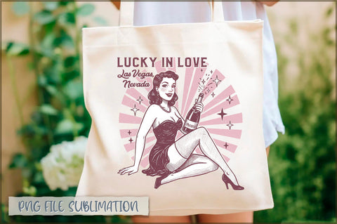 Lucky in love Las vegas, nevada Tote Bag Sublimation Shetara Begum 