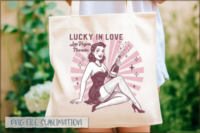 Lucky in love Las vegas, nevada Tote Bag Sublimation Shetara Begum 
