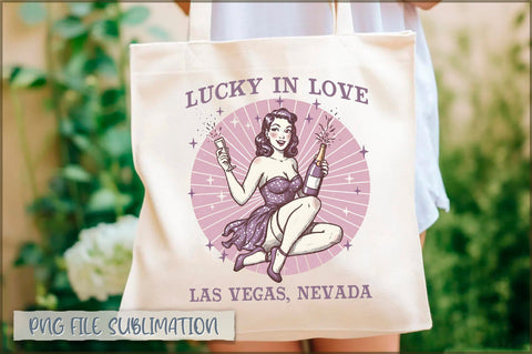 Lucky in love Las vegas, nevada Tote Bag Sublimation Shetara Begum 