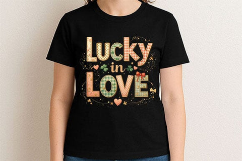 Lucky in Love PNG | St Patrick’s Day Sublimation Design SVG BillahCrafts 