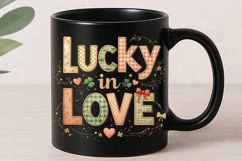 Lucky in Love PNG | St Patrick’s Day Sublimation Design SVG BillahCrafts 