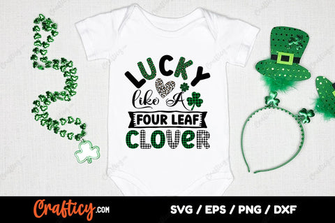 lucky like a four-leaf clover SVG Design SVG Designangry 