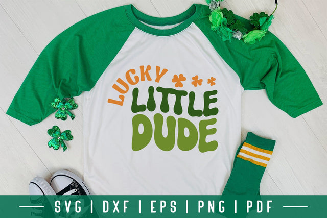 Lucky Little Dude, Retro St. Patrick's Day SVG SVG CraftLabSVG 