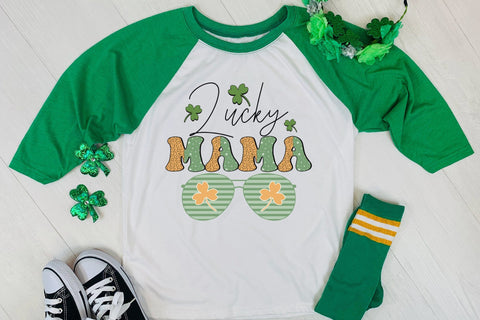 Lucky Mama, St Patrick's Day Sublimation Sublimation CraftLabSVG 