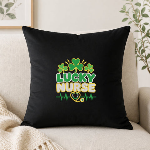Lucky Nurse St Patrick’s Day Embroidery Design – Shamrock Stethoscope Nurse Machine Embroidery File Embroidery/Applique DESIGNS PatternFeed8 