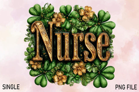 Lucky Nurse St Patrick’s Day PNG Sublimation SVGArt 