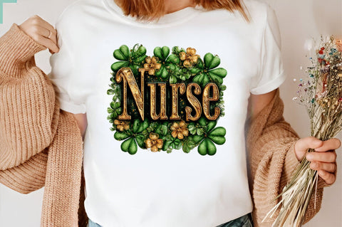 Lucky Nurse St Patrick’s Day PNG Sublimation SVGArt 