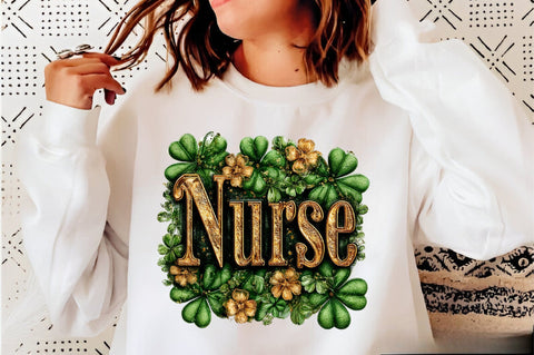 Lucky Nurse St Patrick’s Day PNG Sublimation SVGArt 