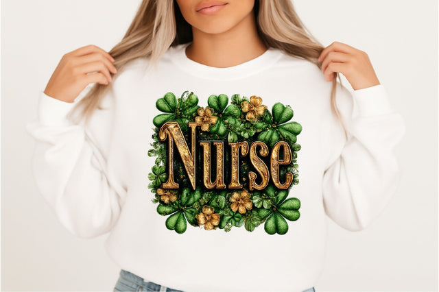Lucky Nurse St Patrick’s Day PNG Sublimation SVGArt 