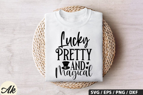 Lucky pretty and magical SVG Design SVG akazaddesign 