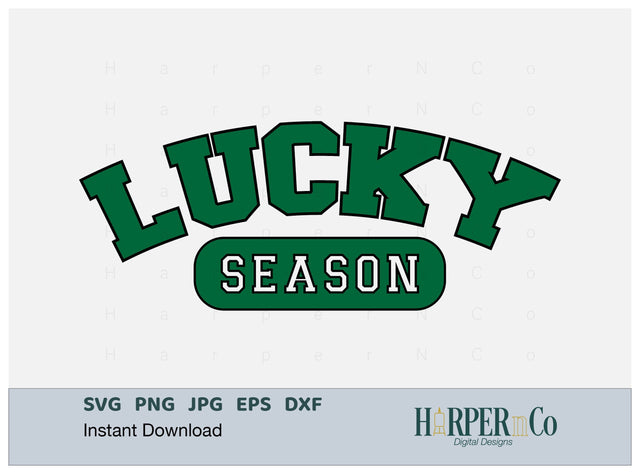 Lucky Season Laser SVG EPS Cut File SVG HarperNCo 