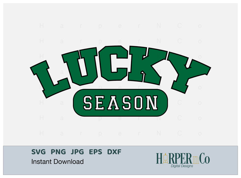 Lucky Season Laser SVG EPS Cut File SVG HarperNCo 