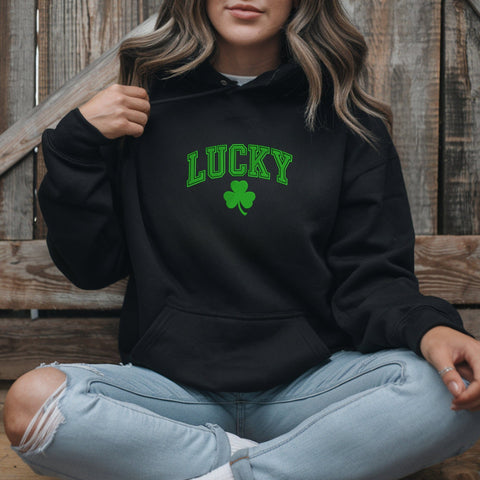 Lucky Shamrock Embroidery Design – St Patrick's Day Green Clover Varsity Letter Machine Embroidery File Embroidery/Applique DESIGNS PatternFeed8 