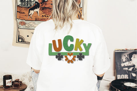 Lucky Varsity PNG, St Patrick's Day,St Pawtrick's Cats png, Funny St Patrick's png, St Patrick's Day png, Irish Shamrock png Sublimation Creativeart88 