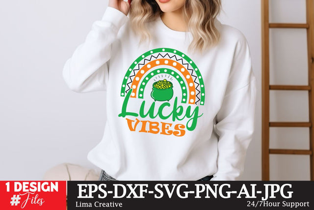 Lucky Vibes SVG Cut File SVG Insomnia Std 
