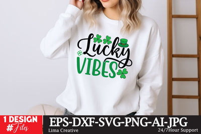 Lucky Vibes SVG Cut File SVG Insomnia Std 