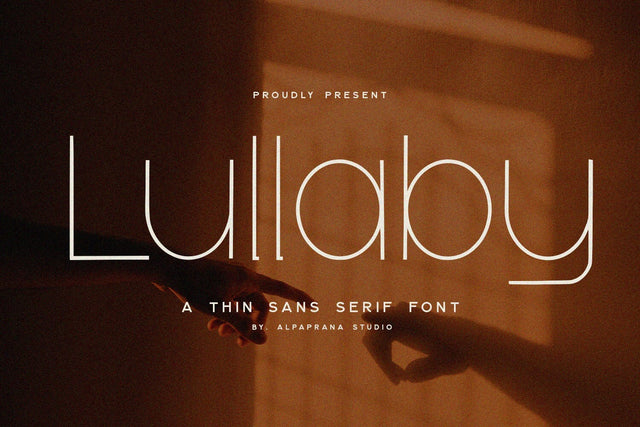 Lullaby - Sans Serif Font Alpaprana Studio 