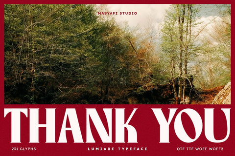 Lumiare – Modern Serif Display Font Font Masyafi Studio 