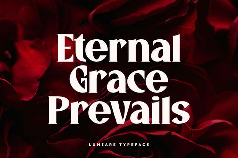 Lumiare – Modern Serif Display Font Font Masyafi Studio 