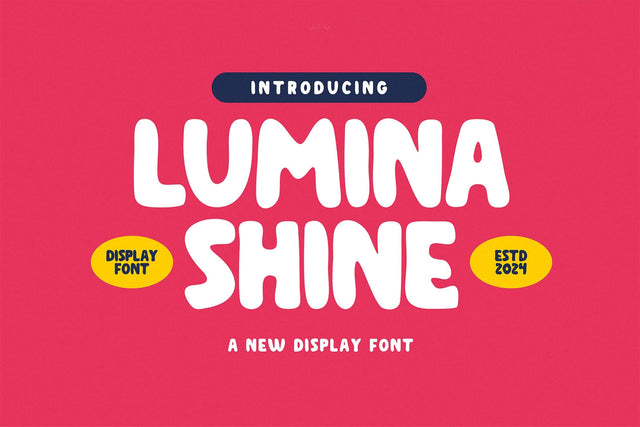 Lumina Shine - Cute Display Font Font studioalmeera 