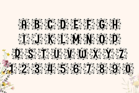 Luminara Monogram – Elegant Serif Monogram Font with Luxurious Detail Font Dm Letter Studio 