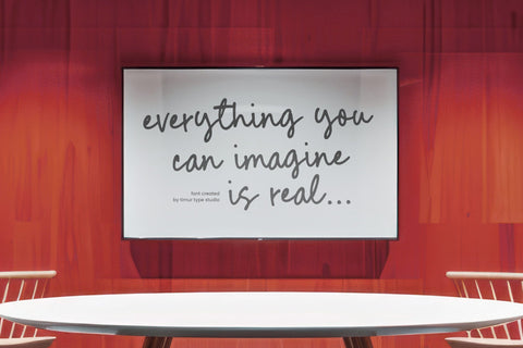 Luminous Polish - Handwritten Script Font Font Timur type 