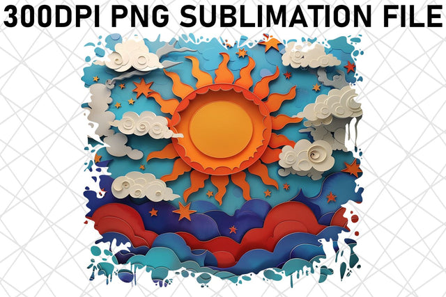 Luminous Sunbeam Radiance Sublimation Set Sublimation afrosvg 