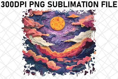 Luminous Sunburst Sublimation Art Sublimation afrosvg 