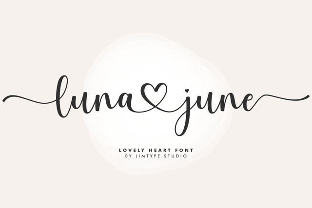 Luna June - Branding Wedding Font Font Jimtype Studio 
