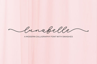 Lunabelle Script Font Font Beck McCormick 