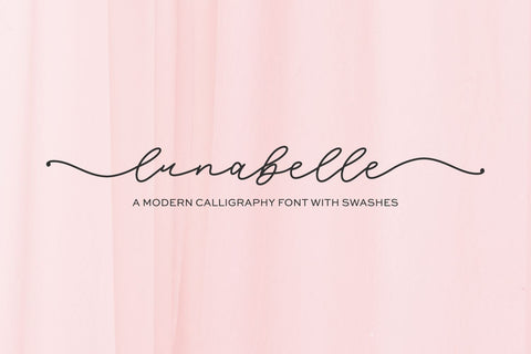 Lunabelle Script Font Font Beck McCormick 