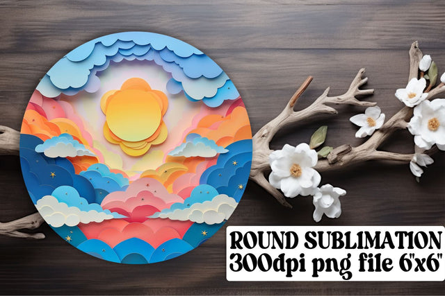 Lunar Luminosity: Sublimation Keychain & Coaster Pack Sublimation afrosvg 