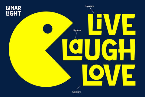 Lunarlight - Game Display Font Font twinletter 