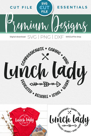 Lunch lady svg, lunchlady svg, cafeteria worker, Lunch team svg round circle for men or women SVG SVG Cut File 