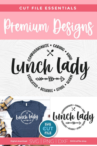 Lunch lady svg, lunchlady svg, cafeteria worker, Lunch team svg round circle for men or women SVG SVG Cut File 